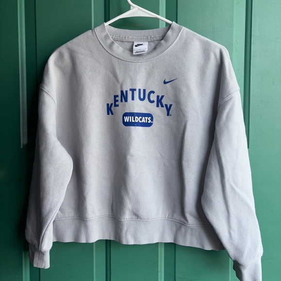 Nike girls large Kentucky cropped sweatshirt - Picture 2 of 5
